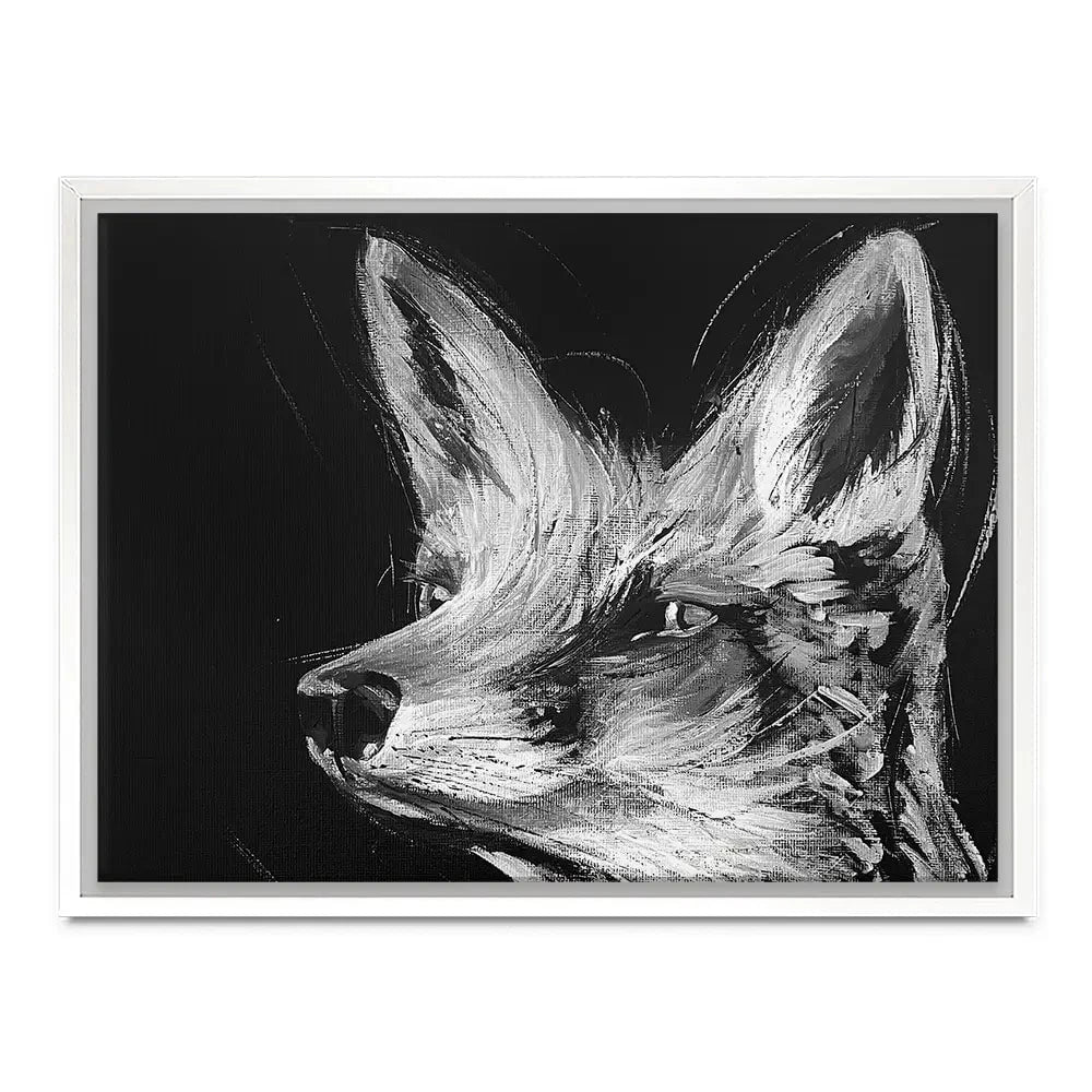 Eclipse Fox Canvas Print Eclipse Fox Canvas Print wall art product Aimee Linzi