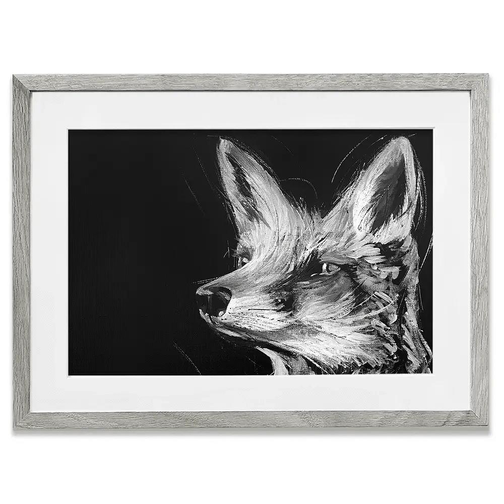 Eclipse Fox Framed Art Print Eclipse Fox Framed Art Print wall art product Aimee Linzi