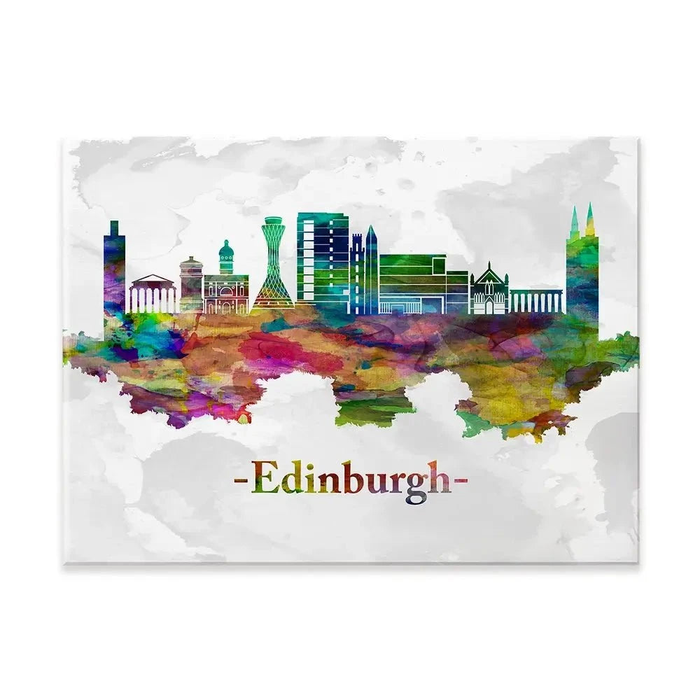 Edinburgh In Colour Canvas Print Edinburgh In Colour Canvas Print wall art product Towseef Dar / Shutterstock