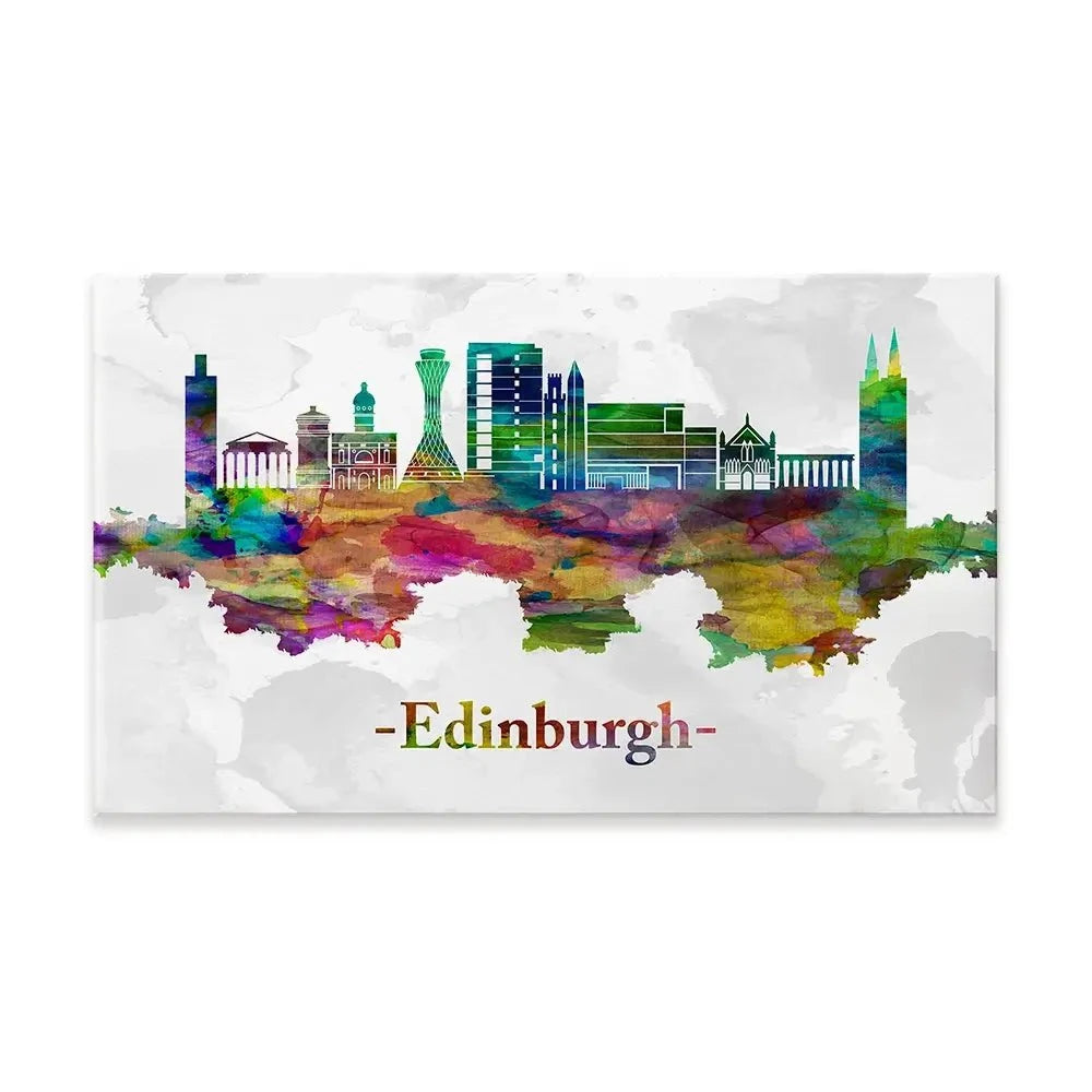 Edinburgh In Colour Canvas Print Edinburgh In Colour Canvas Print wall art product Towseef Dar / Shutterstock