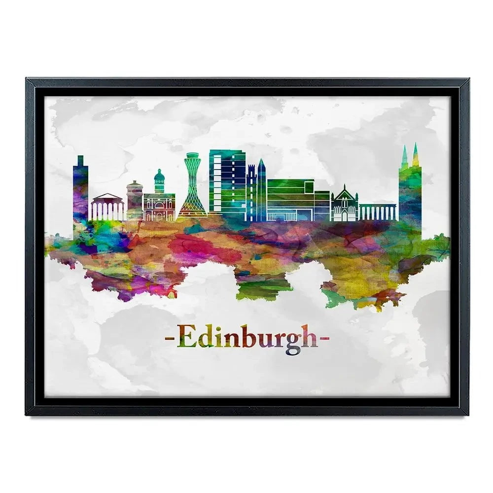 Edinburgh In Colour Canvas Print Edinburgh In Colour Canvas Print wall art product Towseef Dar / Shutterstock