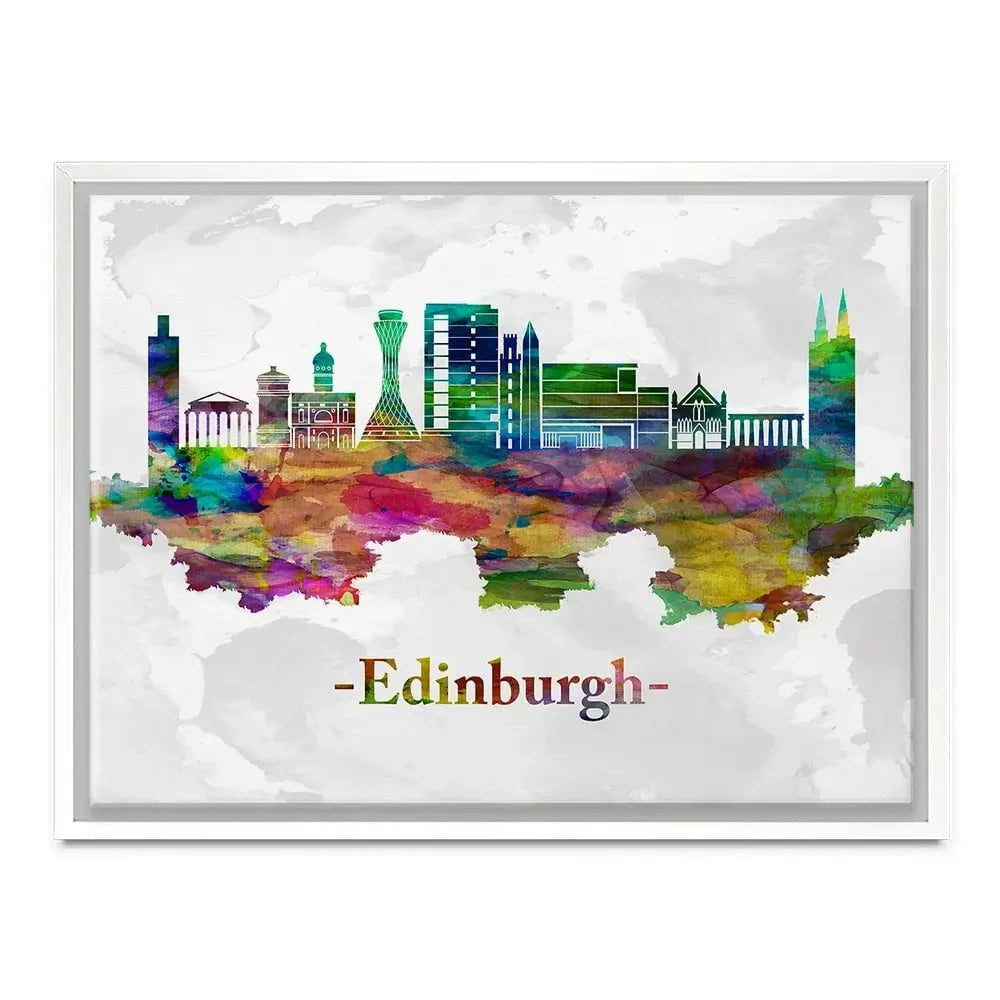 Edinburgh In Colour Canvas Print Edinburgh In Colour Canvas Print wall art product Towseef Dar / Shutterstock