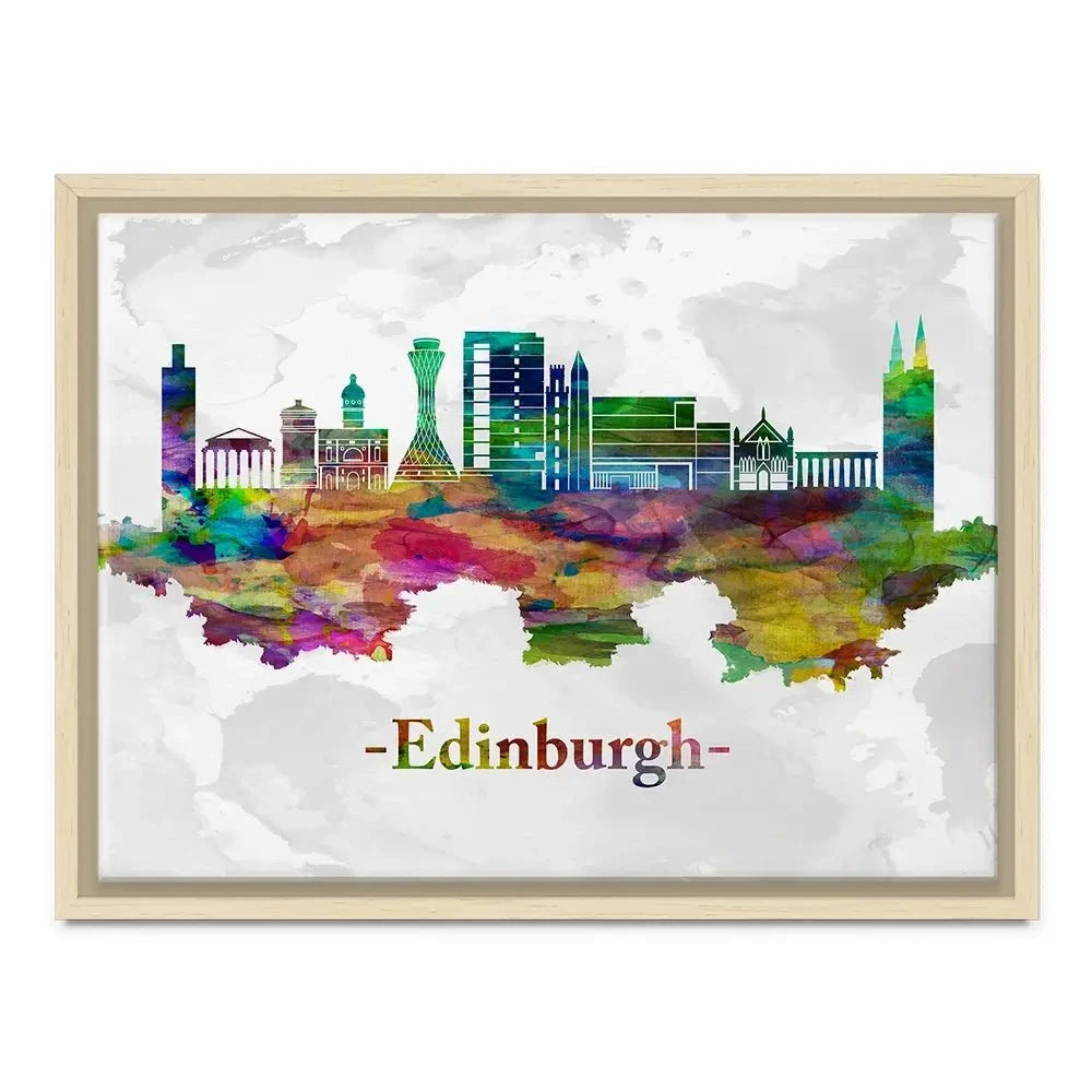 Edinburgh In Colour Canvas Print Edinburgh In Colour Canvas Print wall art product Towseef Dar / Shutterstock