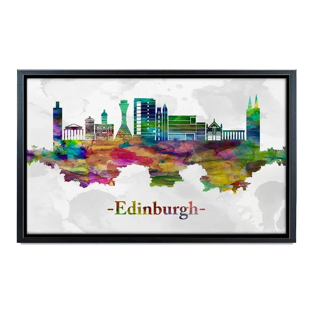 Edinburgh In Colour Canvas Print Edinburgh In Colour Canvas Print wall art product Towseef Dar / Shutterstock