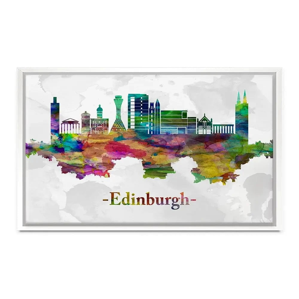 Edinburgh In Colour Canvas Print Edinburgh In Colour Canvas Print wall art product Towseef Dar / Shutterstock