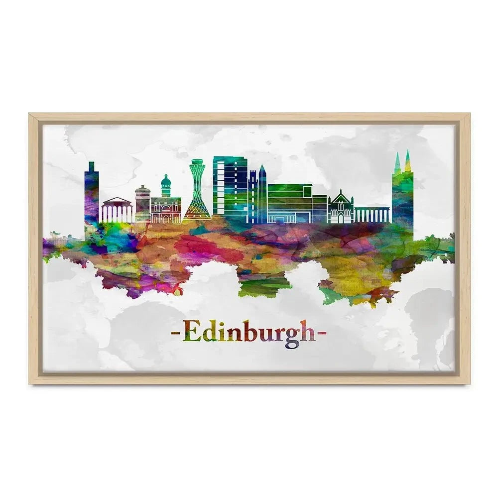 Edinburgh In Colour Canvas Print Edinburgh In Colour Canvas Print wall art product Towseef Dar / Shutterstock