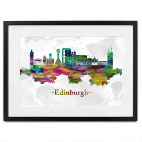 Edinburgh In Colour Framed Art Print Edinburgh In Colour Framed Art Print wall art product Towseef Dar / Shutterstock
