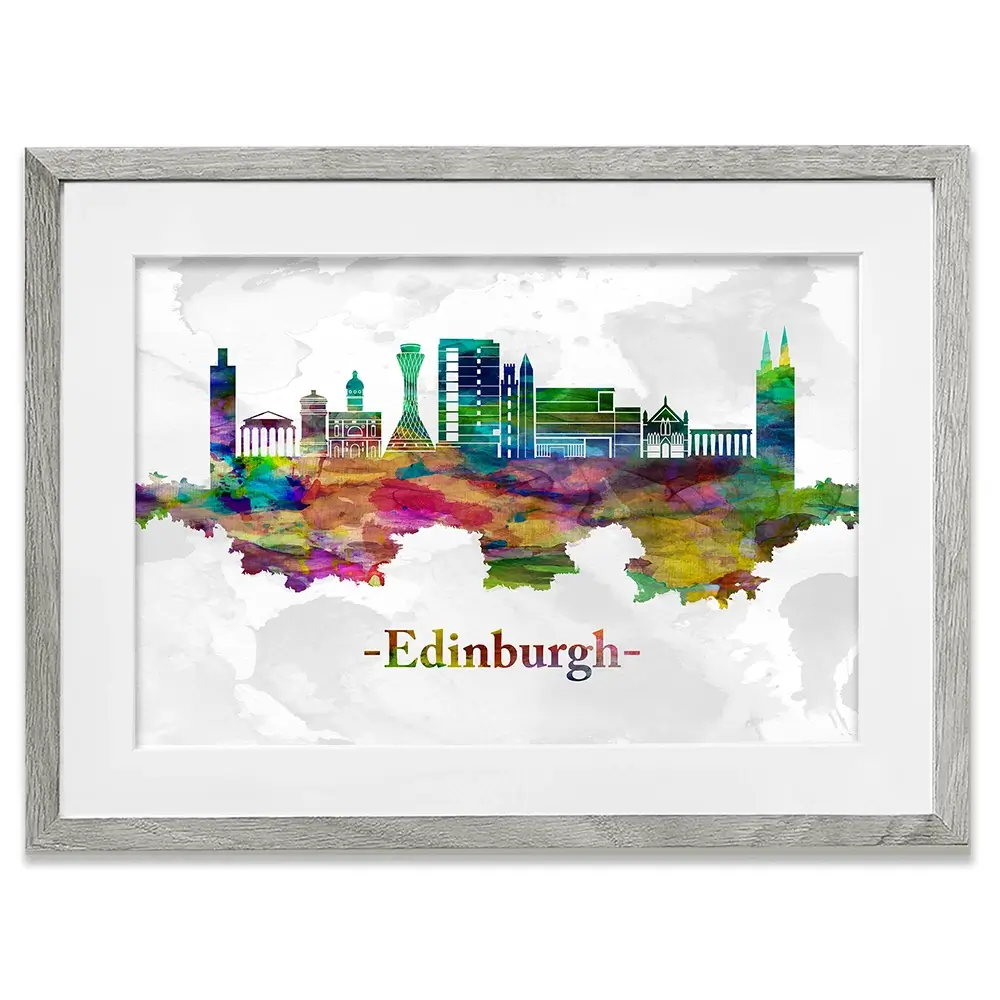 Edinburgh In Colour Framed Art Print Edinburgh In Colour Framed Art Print wall art product Towseef Dar / Shutterstock