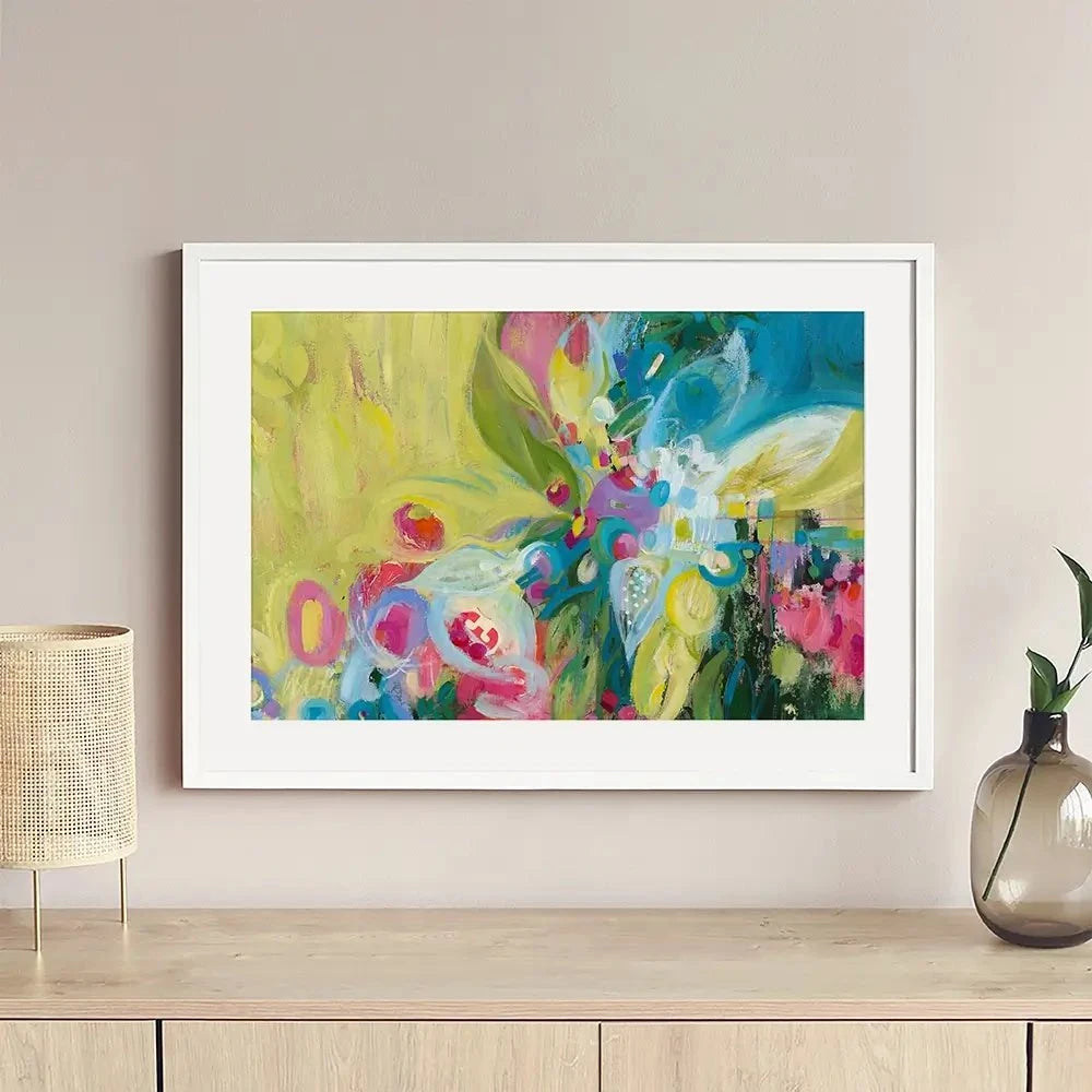 Edwinas Headdress Framed Art Print Edwinas Headdress Framed Art Print wall art product Janet Bothne