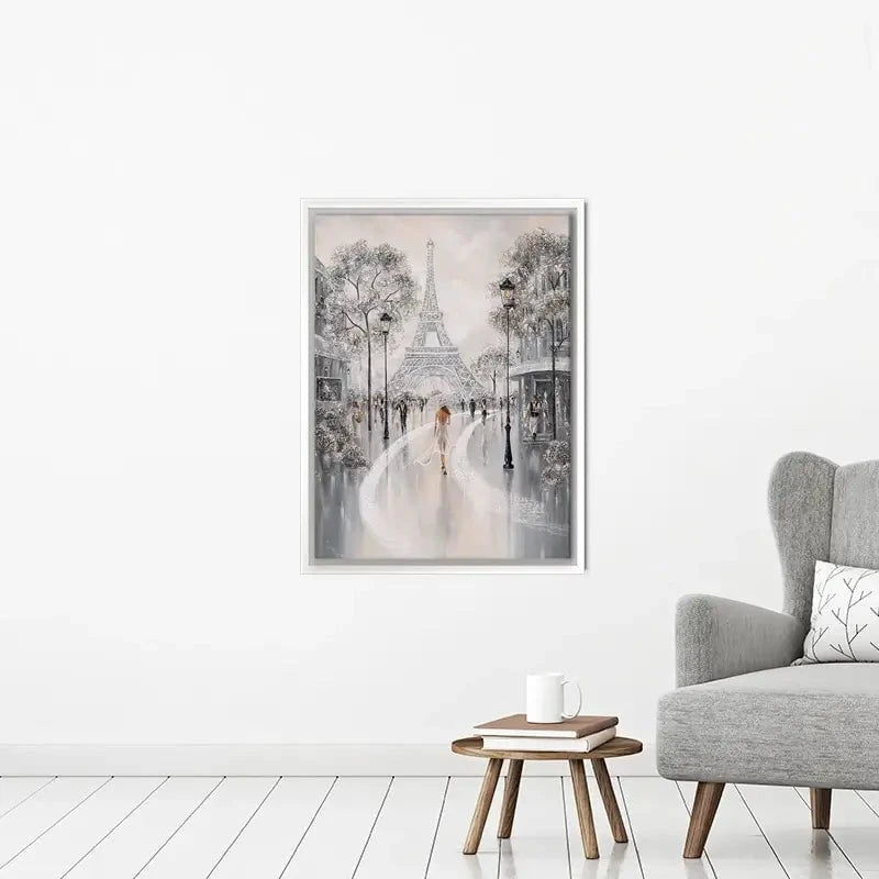 Eiffel Tower Flair Of Paris Canvas Print Eiffel Tower Flair Of Paris Canvas Print wall art product Isabella Karolewicz
