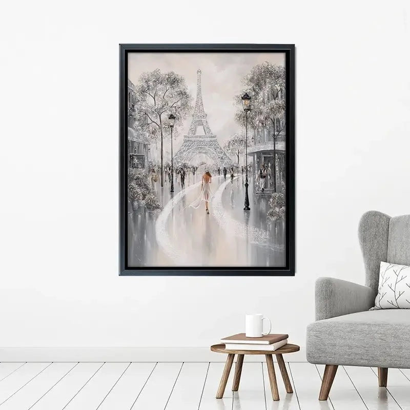 Eiffel Tower Flair Of Paris Canvas Print Eiffel Tower Flair Of Paris Canvas Print wall art product Isabella Karolewicz