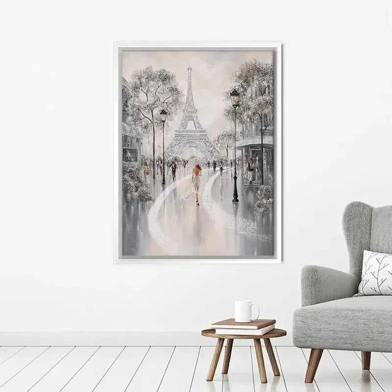 Eiffel Tower Flair Of Paris Canvas Print Eiffel Tower Flair Of Paris Canvas Print wall art product Isabella Karolewicz