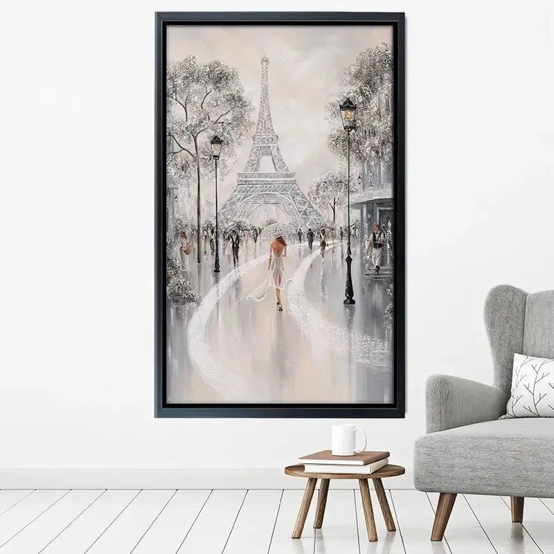 Eiffel Tower Flair Of Paris Canvas Print Eiffel Tower Flair Of Paris Canvas Print wall art product Isabella Karolewicz