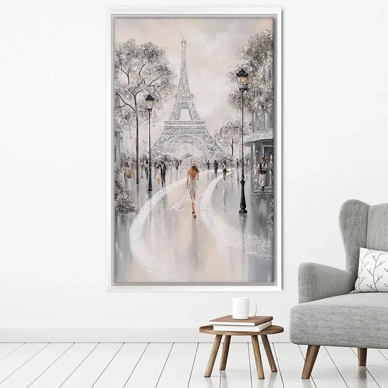 Eiffel Tower Flair Of Paris Canvas Print Eiffel Tower Flair Of Paris Canvas Print wall art product Isabella Karolewicz