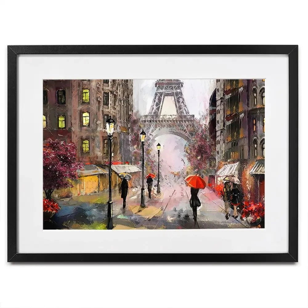 Eiffel Tower Framed Art Print Eiffel Tower Framed Art Print wall art product lisima / Shutterstock