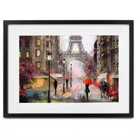 Eiffel Tower Framed Art Print Eiffel Tower Framed Art Print wall art product lisima / Shutterstock
