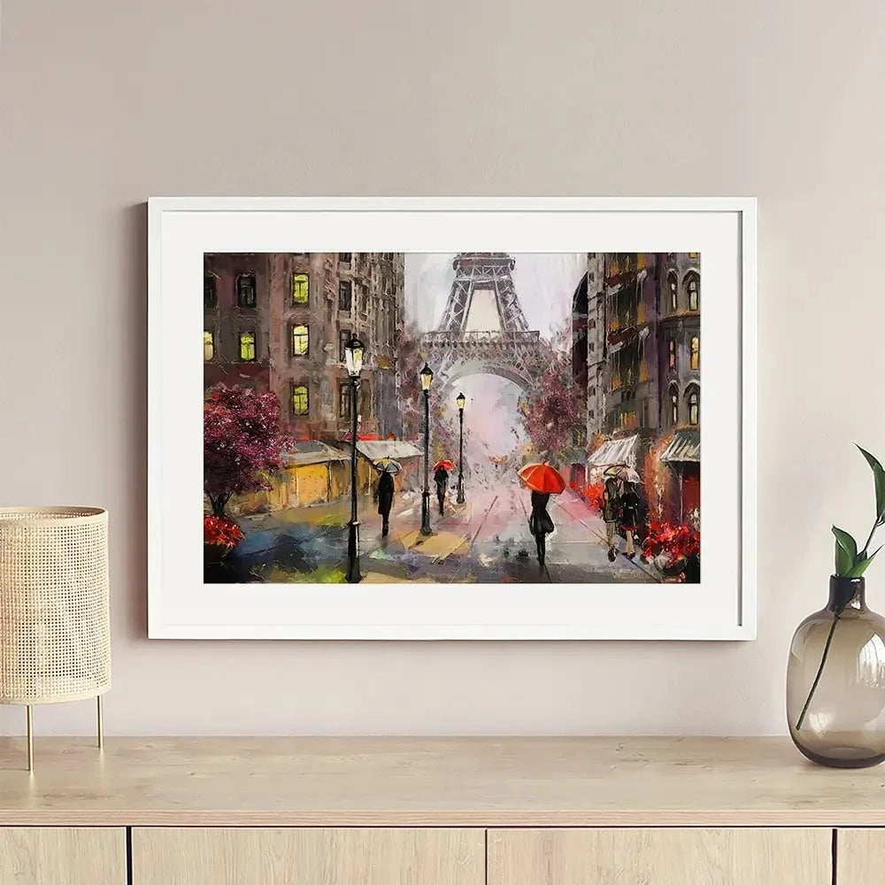 Eiffel Tower Framed Art Print Eiffel Tower Framed Art Print wall art product lisima / Shutterstock