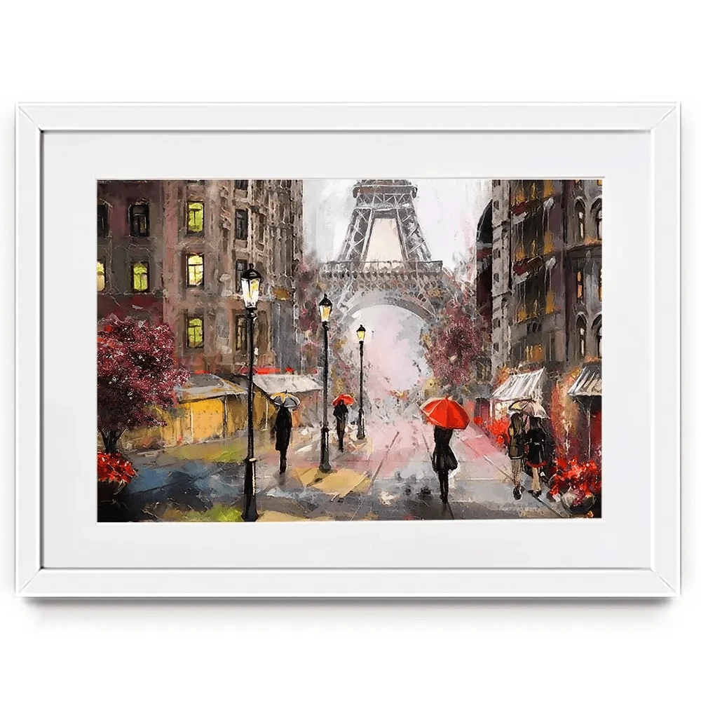 Eiffel Tower Framed Art Print Eiffel Tower Framed Art Print wall art product lisima / Shutterstock