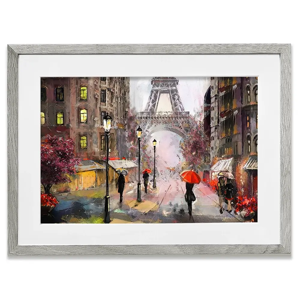 Eiffel Tower Framed Art Print Eiffel Tower Framed Art Print wall art product lisima / Shutterstock