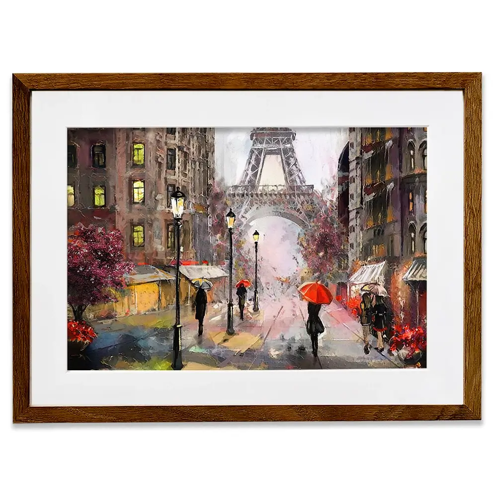 Eiffel Tower Framed Art Print Eiffel Tower Framed Art Print wall art product lisima / Shutterstock