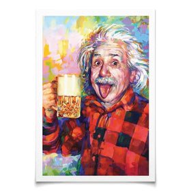 Einstein Art Print Einstein Art Print wall art product Leon Devenice