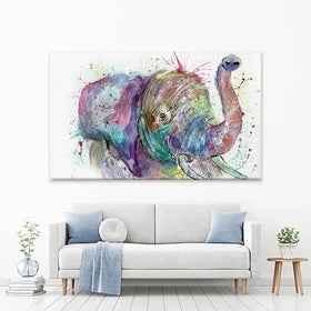 Ele The Elephant Canvas Print Ele The Elephant Canvas Print wall art product Jamie Taylor