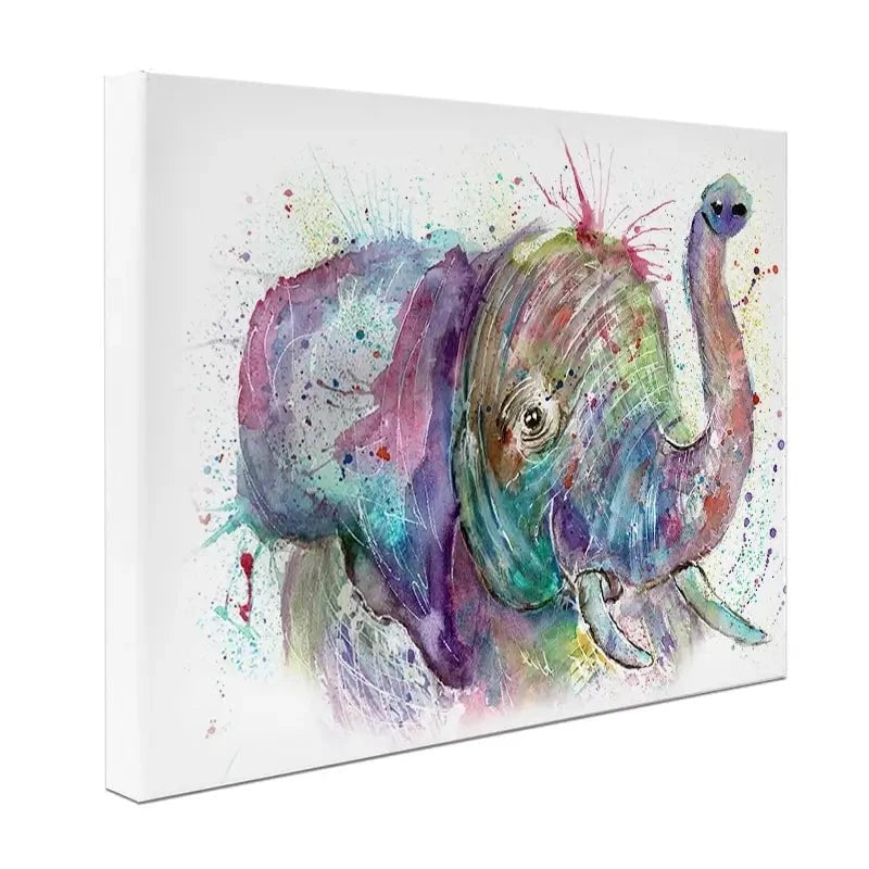 Ele The Elephant Canvas Print Ele The Elephant Canvas Print wall art product Jamie Taylor