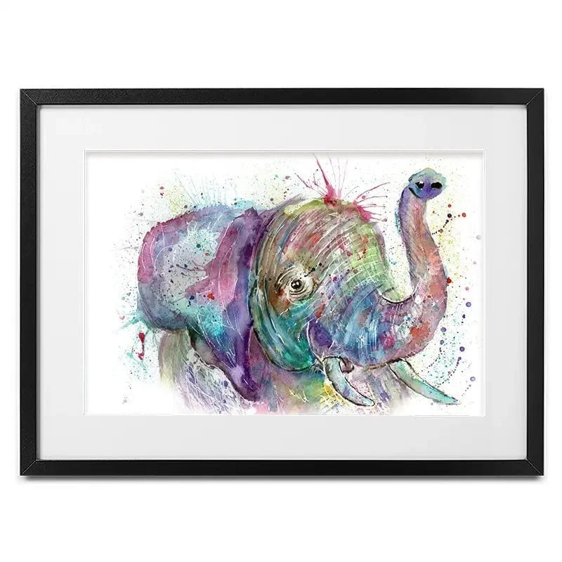 Ele The Elephant Framed Art Print Ele The Elephant Framed Art Print wall art product Jamie Taylor
