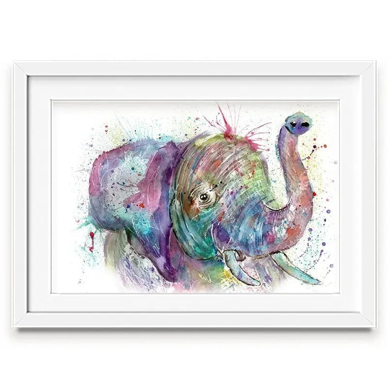 Ele The Elephant Framed Art Print Ele The Elephant Framed Art Print wall art product Jamie Taylor