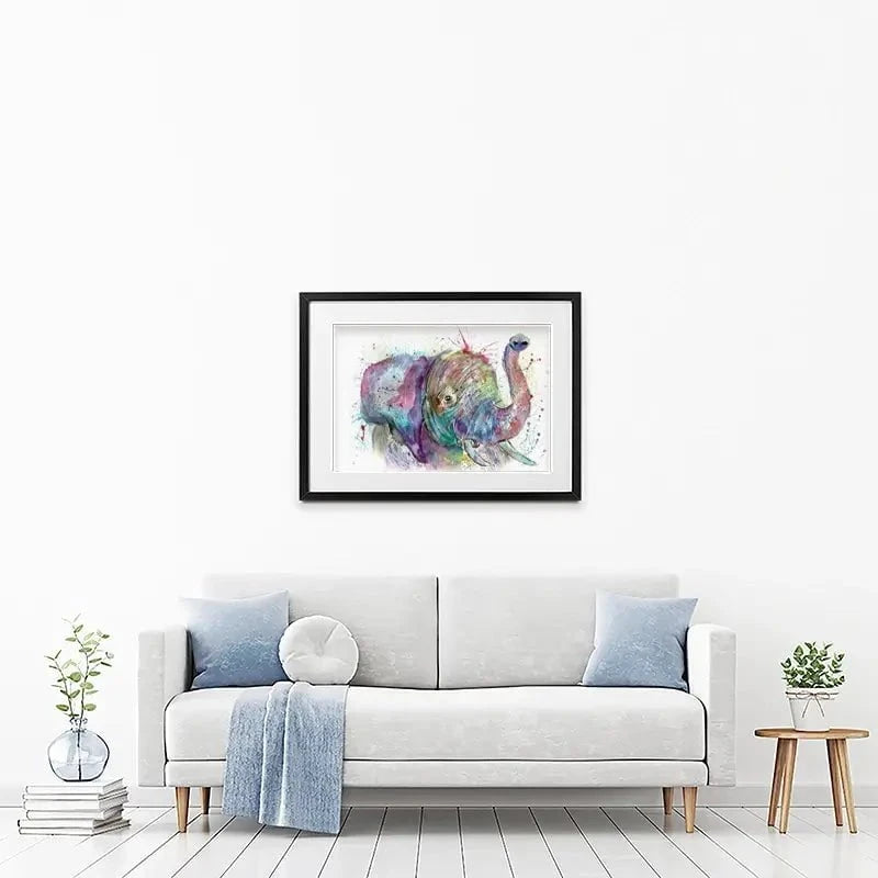 Ele The Elephant Framed Art Print Ele The Elephant Framed Art Print wall art product Jamie Taylor