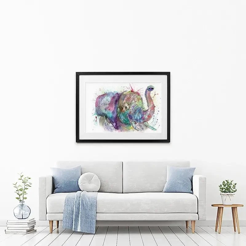 Ele The Elephant Framed Art Print Ele The Elephant Framed Art Print wall art product Jamie Taylor