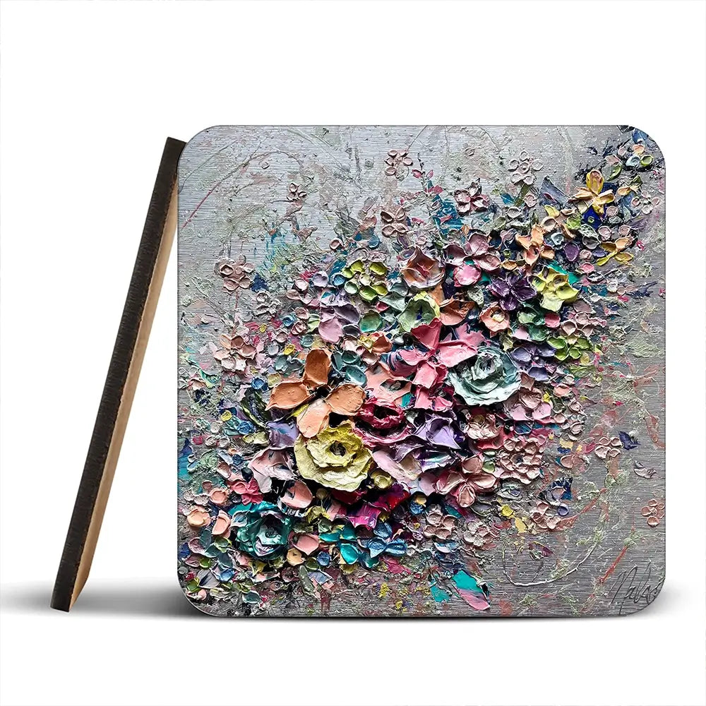 Electric Love Coaster Set Electric Love Coaster Set wall art product Nada Khatib