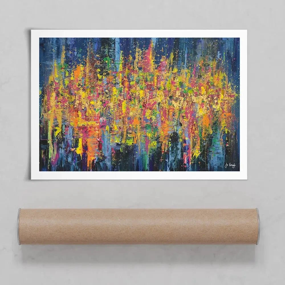 Electrifying Love Art Print Electrifying Love Art Print wall art product Jo Gough