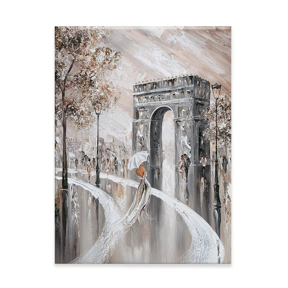 Elegance on the Champs-Élysées Canvas Print Elegance on the Champs-Élysées Canvas Print wall art product Isabella Karolewicz