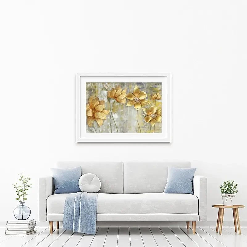 Elegant Florals Framed Art Print Elegant Florals Framed Art Print wall art product Tim Kats / Shutterstock