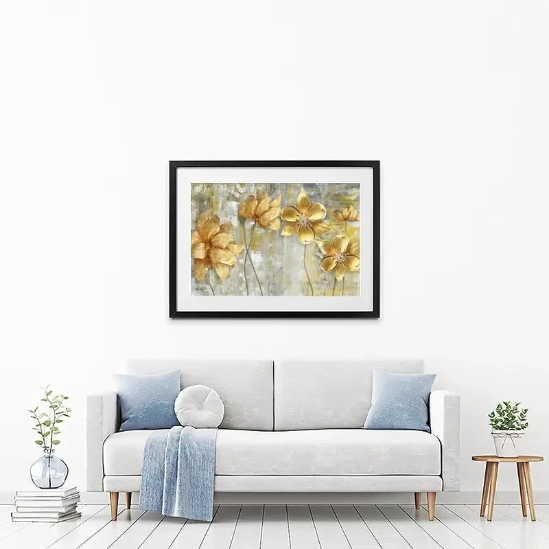 Elegant Florals Framed Art Print Elegant Florals Framed Art Print wall art product Tim Kats / Shutterstock