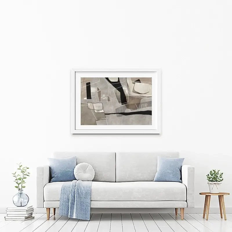 Elements Of Abstraction Framed Art Print Elements Of Abstraction Framed Art Print wall art product Roberto Moro