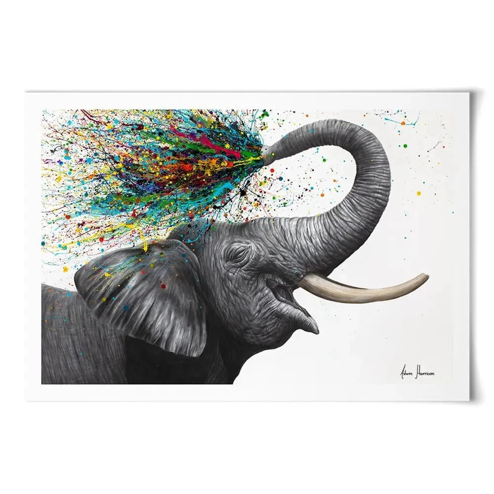 Elephant Elation Art Print Elephant Elation Art Print wall art product Ashvin Harrison