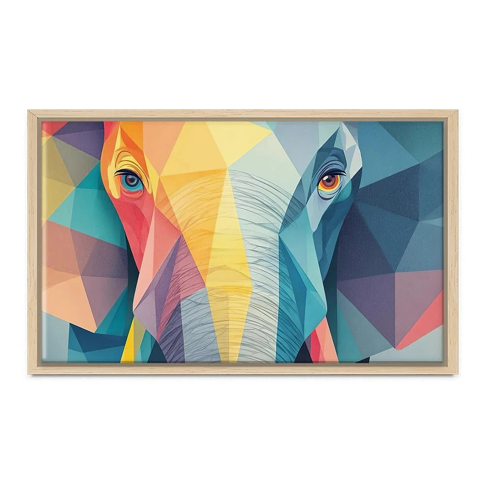 Elephant Shapes Canvas Print Elephant Shapes Canvas Print wall art product David Alexander Elder