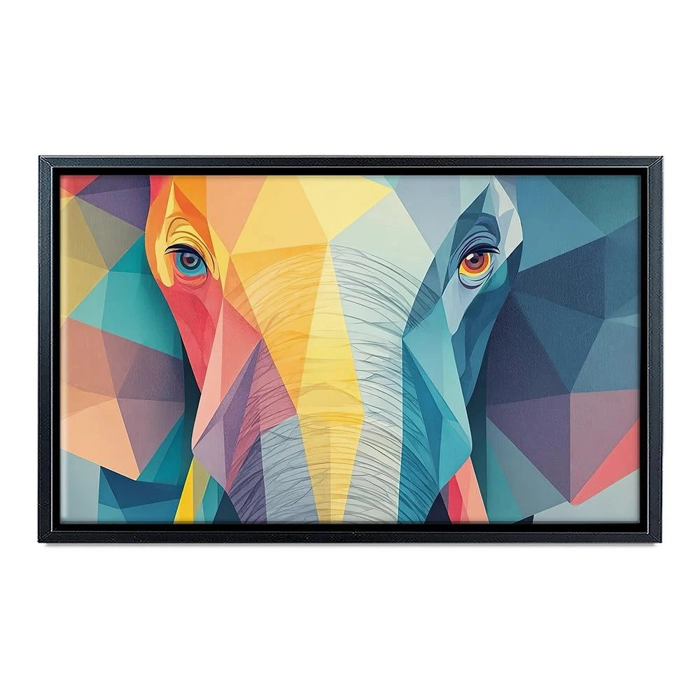 Elephant Shapes Canvas Print Elephant Shapes Canvas Print wall art product David Alexander Elder