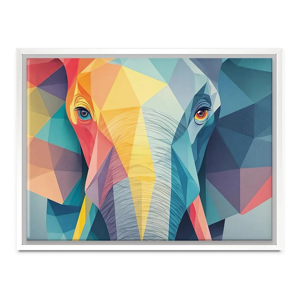 Elephant Shapes Canvas Print Elephant Shapes Canvas Print wall art product David Alexander Elder