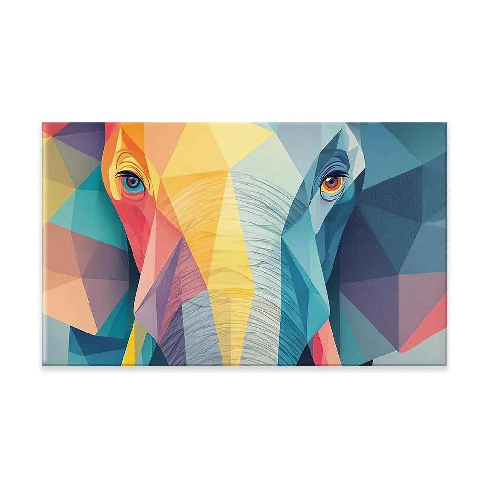 Elephant Shapes Canvas Print Elephant Shapes Canvas Print wall art product David Alexander Elder