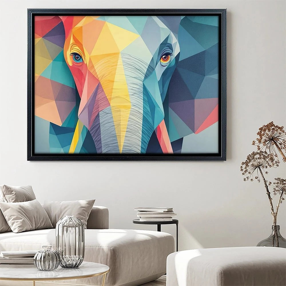 Elephant Shapes Canvas Print Elephant Shapes Canvas Print wall art product David Alexander Elder