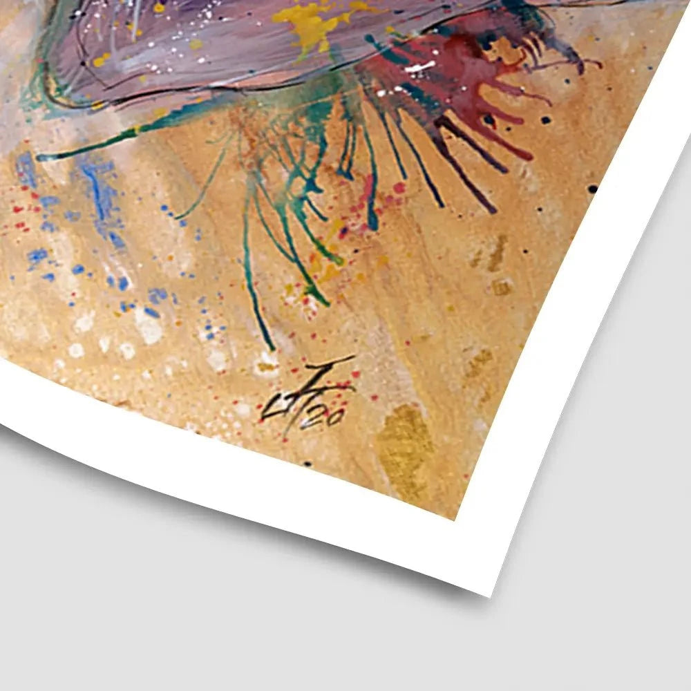 Elephant Splashes Art Print Elephant Splashes Art Print wall art product Jamie Taylor