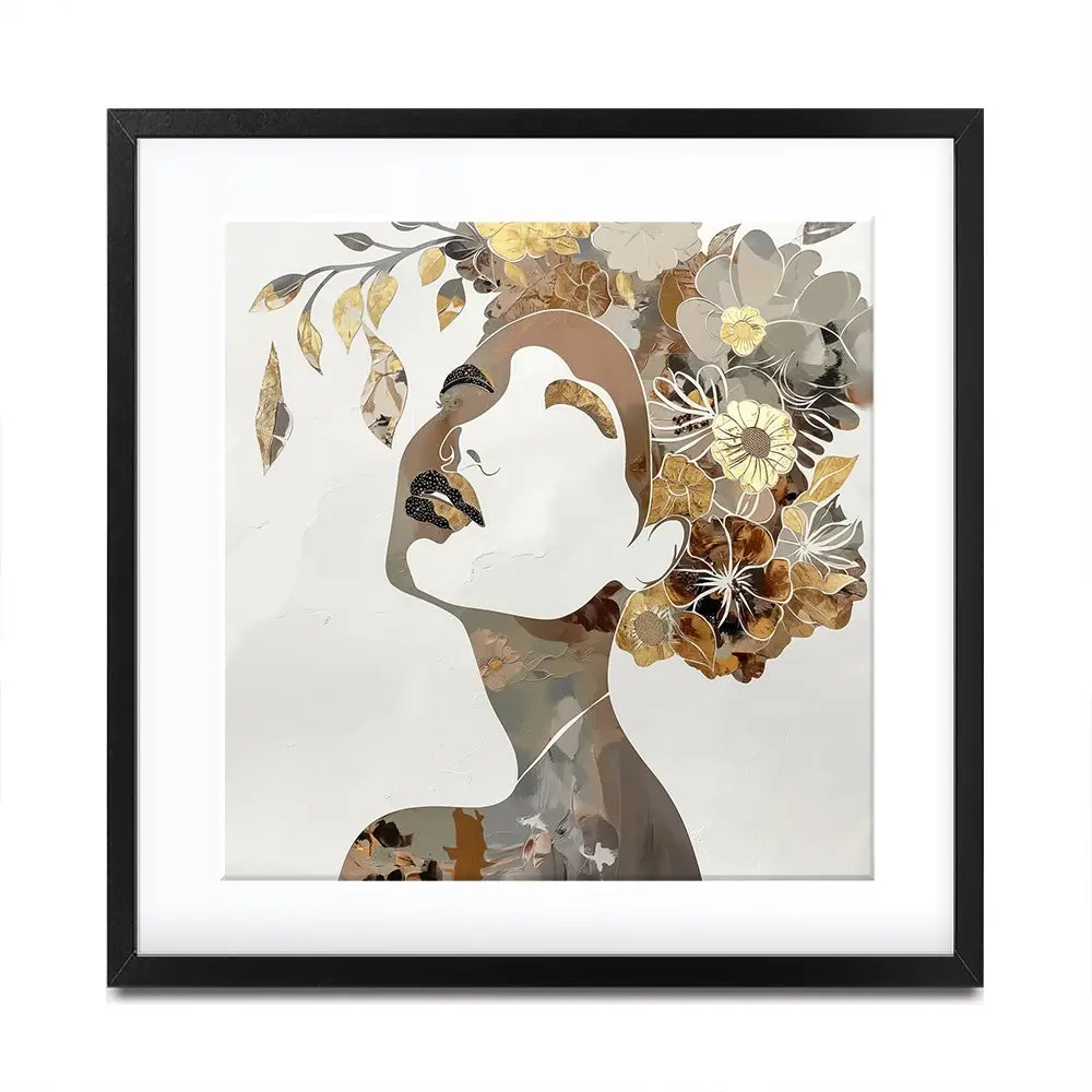 Elouise Square Framed Art Print Elouise Square Framed Art Print wall art product Bella Eve