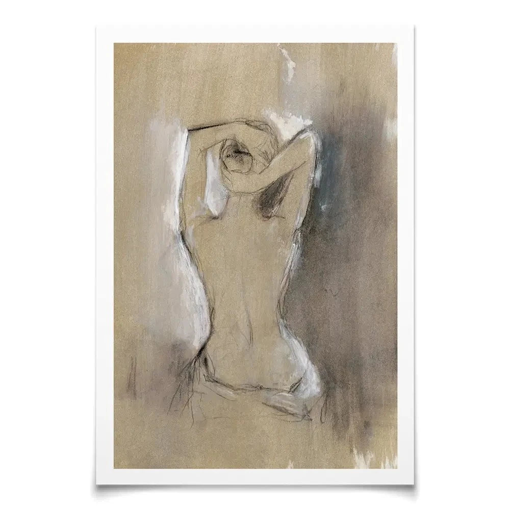 Embellished Contemporary Figure Art Print Embellished Contemporary Figure Art Print wall art product Ethan Harper