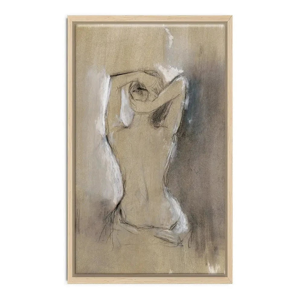 Embellished Contemporary Figure Canvas Print Embellished Contemporary Figure Canvas Print wall art product Ethan Harper