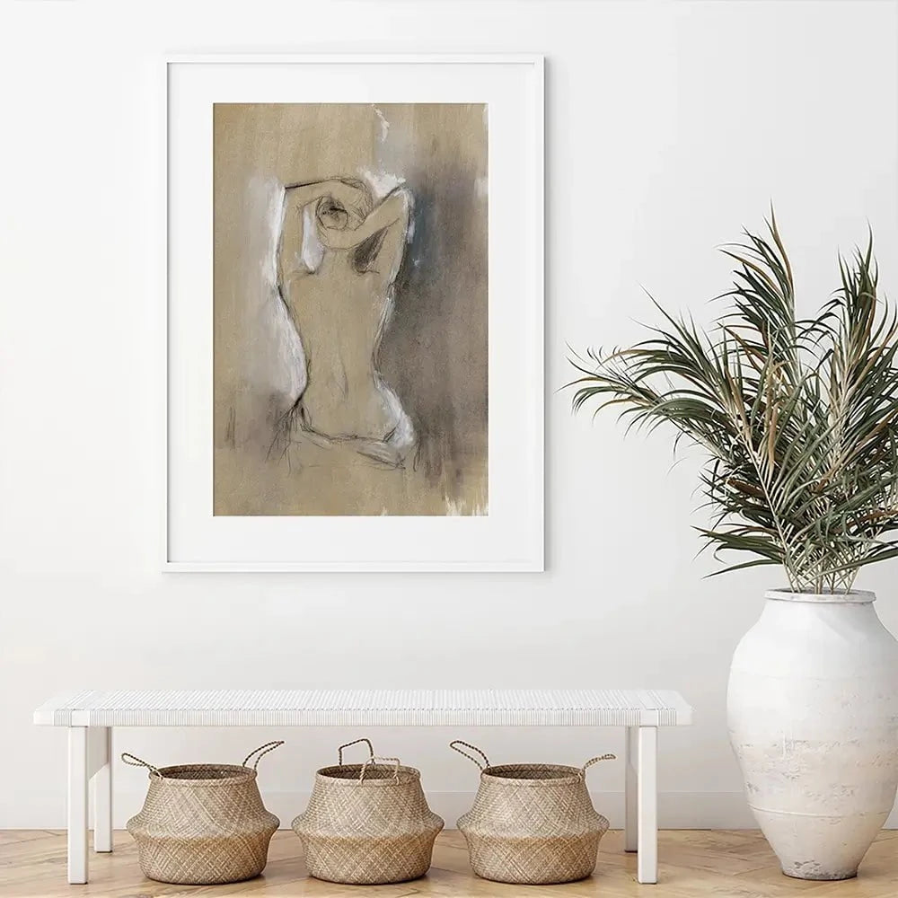 Embellished Contemporary Figure Framed Art Print Embellished Contemporary Figure Framed Art Print wall art product Ethan Harper