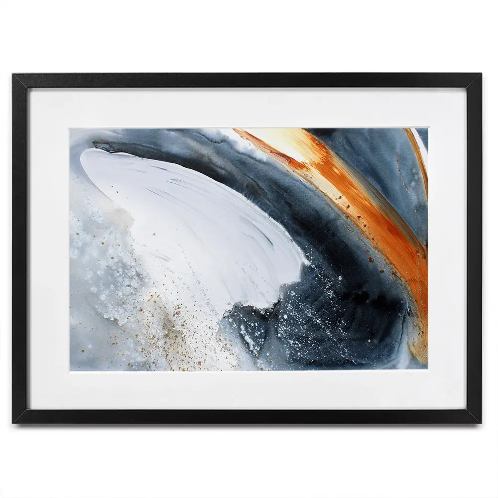 Ember Through The Frost Framed Art Print Ember Through The Frost Framed Art Print wall art product Studio Paint-Ing
