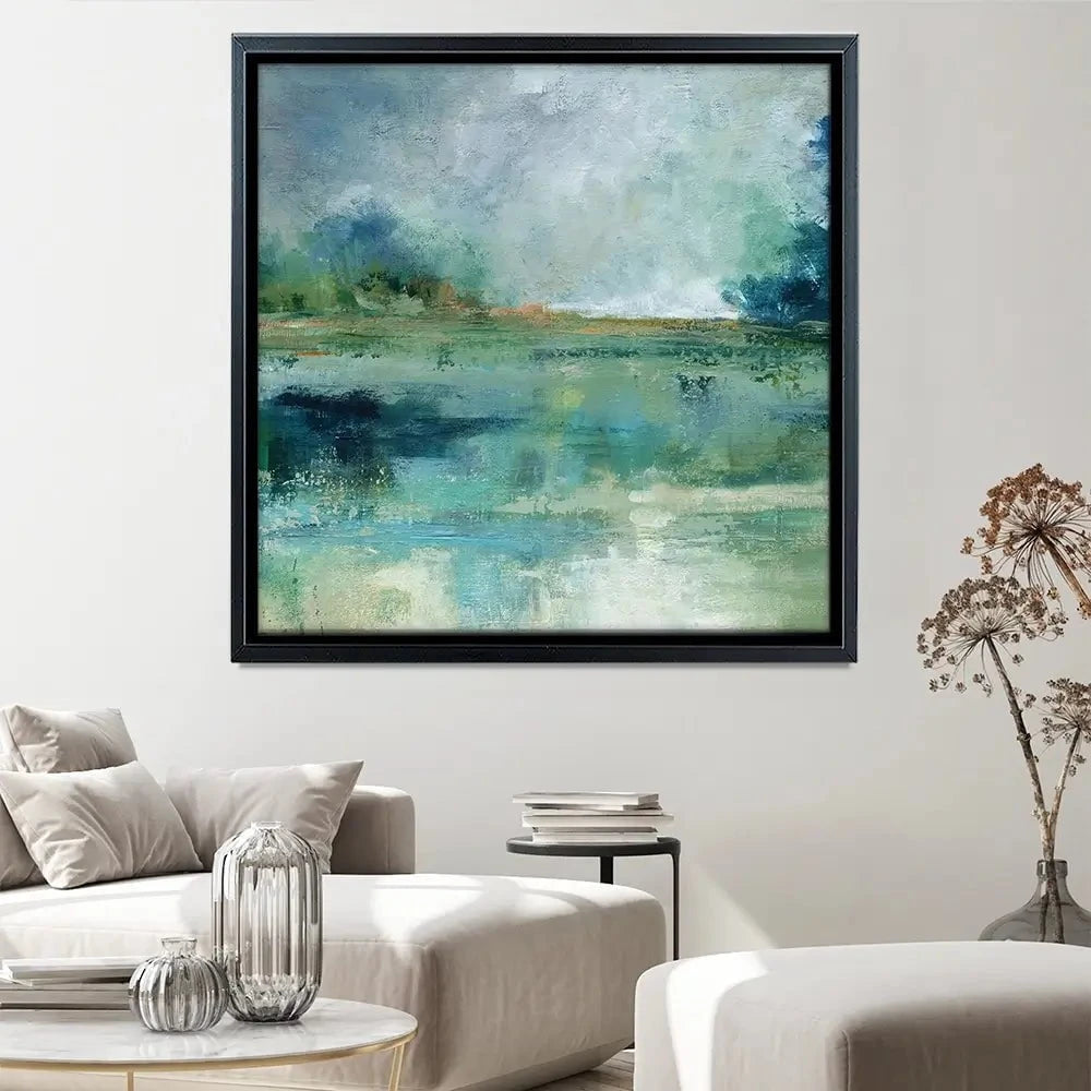 Emerald Isle Square Canvas Print Emerald Isle Square Canvas Print wall art product Carol Robinson